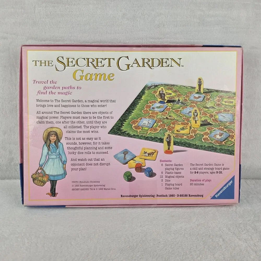 Vintage 1993 Secret Garden Board Game‎ Ravensburger Complete No Instructions